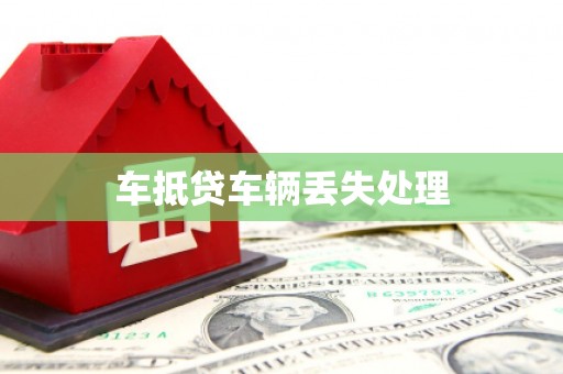 华容车抵贷车辆丢失处理