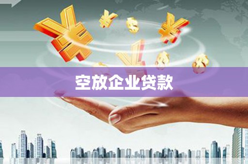 盐津空放企业贷款
